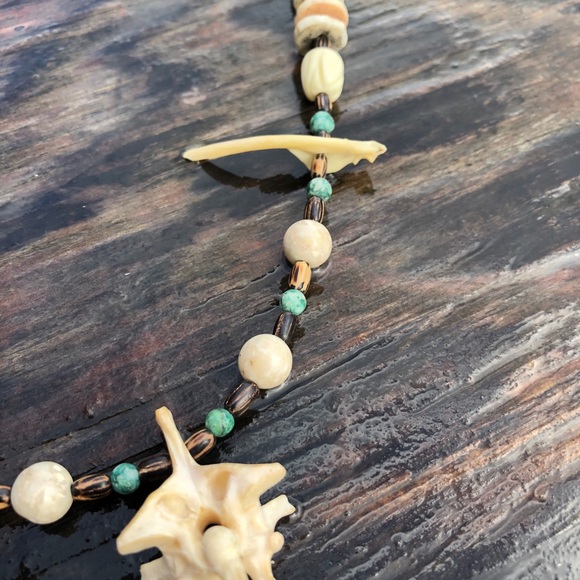 Native American Snake Bone Necklace - Picture 7 of 9